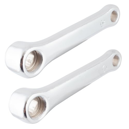 Sunlite Unicycle Cotterless Steel Crank Arm Set, 5", Silver