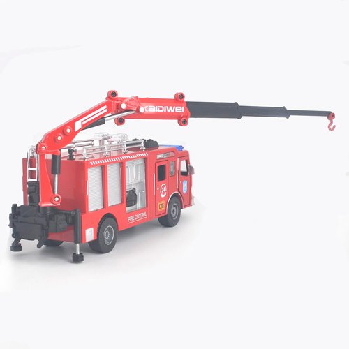 Ailejia Fire Engine Rescue Trucks Diecast Toy US Style Firetruck Toy Cars for Boys and Girls (Fire Truck)