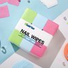 BLUERISE Lint Free Nail Wipes Colorful 1200pcs Nail Polish Remover Pads Soft Absorbable Eyelash Extension Glue Cleaning Wipes