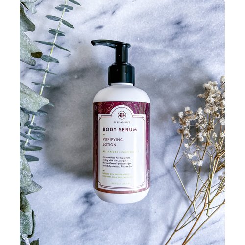 DERMAGLOVE BODY SERUM – ORIGINAL - Ultra Healing Dry Skin Moisturizer, All Natural Ingredients Repair and Give Your Skin a Radiant and Youthful Glow, Paraben-free, Naturally Scented, 8 fl oz