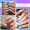 Dip Powder Clear Color, 2 Ounce/ 56 Gram, AMAZDIP Dipping Powder Nail System for French Nail Art Design Salon/DIY at Home