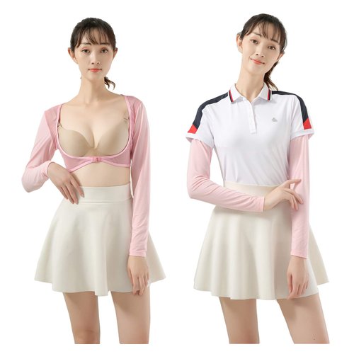 Shuang Hao Women's Golf Sleeves Cooling Shawl for Riding,Golfing,Driving Outdoor Sports Arm Sleeves