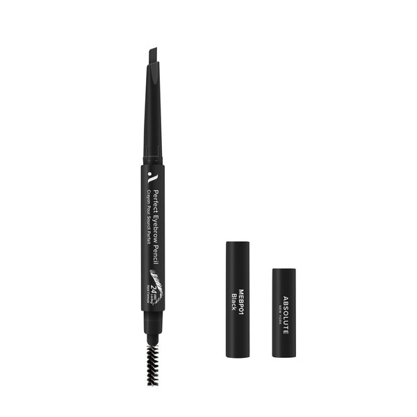 Absolute New York Perfect Eyebrow Pencil: Black (hard)
