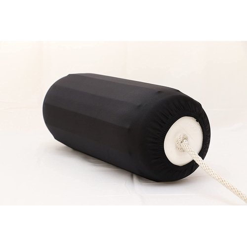 Bumper Buddies Boat Fender Cover (2 per pkg) Fits Taylor Made Big B #3 (10"x26") Center Rope Tube Boat Fender. by Kansas Creations (Black)