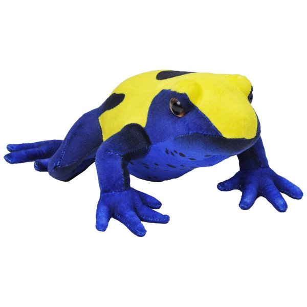 Wild Republic Citronella Dart Frog, Cuddlekins, Stuffed Animal, 12 inches, Gift for Kids, Plush Toy, Fill is Spun Recycled Water Bottles (24328)