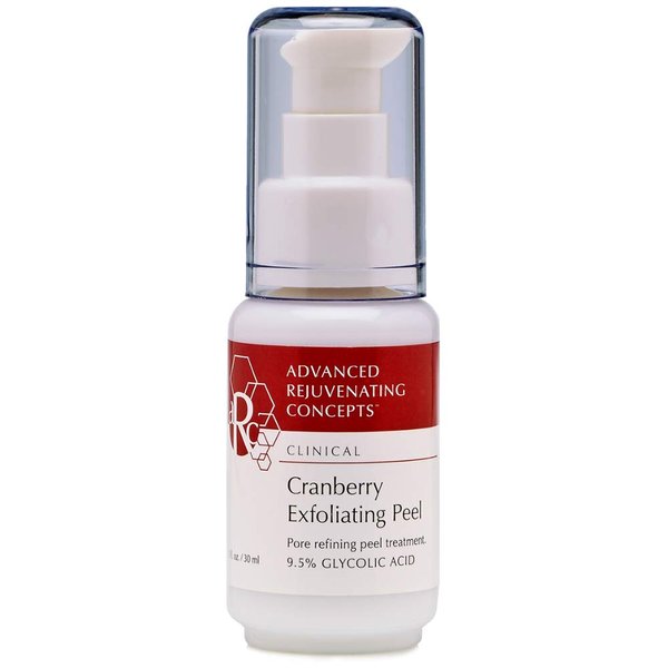 ADVANCED REJUVENATING CONCEPTS Cranberry Exfoliating Peel| Glycolic Acid Face Serum with Cranberry Enzymes | For Dry, Balanced, Combination, and Oily Skin