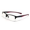 Calabria 6904 Flexie Rectangular Bendable Reading Glasses +1.75 Red Men Women One Power Readers Flexible Eyeglass Soft Case