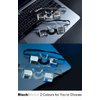 Lazyme Glasses, Prism Glasses Horizontal Glasses, Bed Prism Spectacles Horizontal, Unisex Lazy Spectacles Lie Down for Reading/Watching TV (Black)