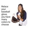 TOFL Softball and Baseball Glove Laces | Mitt Lace Glove Repair Lacing for Catchers Glove | Leather Laces Only Without Lacing Needle| Black 4