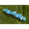 Blue Magnesite Turquenite Stone French Barrette Hair Clip