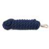 AJ Tack 10 Foot Cotton Lead Rope with Bull Snap Burgundy