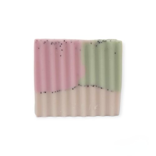 Sinarie Poppy's Paradise Bar Soap Signature Scent | Exfoliating Bar All Skin Types Oil Control Hydrating (2 Bar Pack)