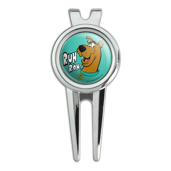 GRAPHICS & MORE Scooby-Doo Ruh Roh Golf Divot Repair Tool and Ball Marker