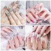 Silicone Practice Fingers for Acrylic Nails, Soft Nail Training Model Practice Finger, Flexible Nail Mannequin Finger for DIY Nails Practice（No. 3）