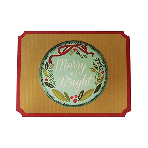 The Gift Wrap Company Recycled Boxed Holiday Cards, Merry & Bright