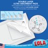 Lola Products Wet Jet Refills, Swiffer Wet Jet Mop Compatible, Floor Cleaner Pads clean Hardwood, Linoleum, Laminate, Marble & Vinyl, Disposable - 12 Pack