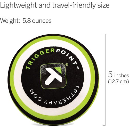 TriggerPoint Foam Massage Ball for Deep-Tissue Massage, MB5 (5-inch) -5"L x 5"W x 5"H