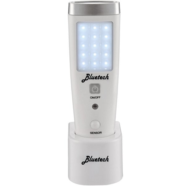 Bluetech A1EMERGENCYLIGHT Avalon LED Flashlight Night Emergency Preparedness, Portable Unit with Motion Detection,Power Failure Light & ETL Approved Blackout Light, 1 Pack, White