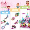 LUKAT Building Toys for Girls Age 6 7 8 9 10 11 Year Old, 568pcs Princess Castle STEM Construction Toys Set, 25 Models Educational Toys for Kids Building Blocks Kit Gifts for Birthday Christmas