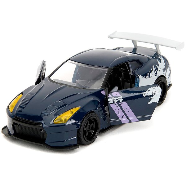 2009 (R35) Ben Dark Blue with Graphics Hollywood Rides Series 1/32 Diecast Model Car by Jada 35295