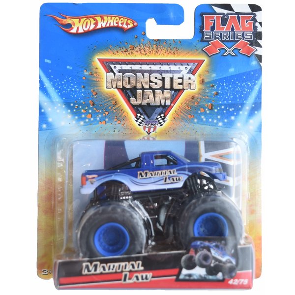 Hot Wheels Monster Jam Martial Law, Flag Series 42/75