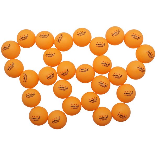 MAPOL 60 Counts 3-Star Orange 40+ Premium Training Ping Pong Balls Advanced Practice Table Tennis Ball