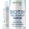 Biotin Hair Growth Serum for Women Men Hair Thickener for Fine Hair Serum for Hair Growth with Biotin and Saw Palmetto Extract DHT Blocker Natural Hair Regrowth Treatment for Men Women Hair Volumizer