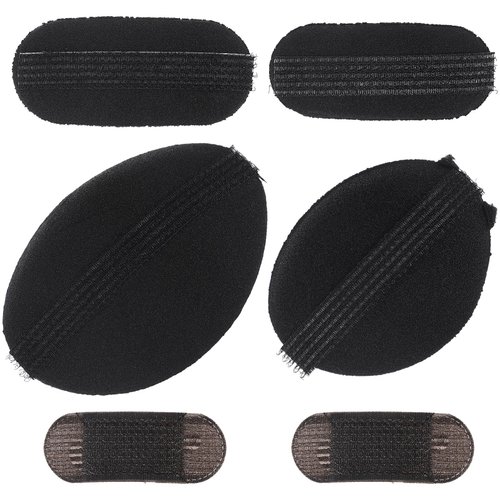 LALAFINA 1 Set of Invisible Fluffy Hair Clips, Volume Hair Base Bump Up Hair Clips Sponge Bun Hair Pad Accessories for Women Girls