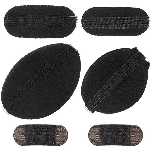 LALAFINA 1 Set of Invisible Fluffy Hair Clips, Volume Hair Base Bump Up Hair Clips Sponge Bun Hair Pad Accessories for Women Girls