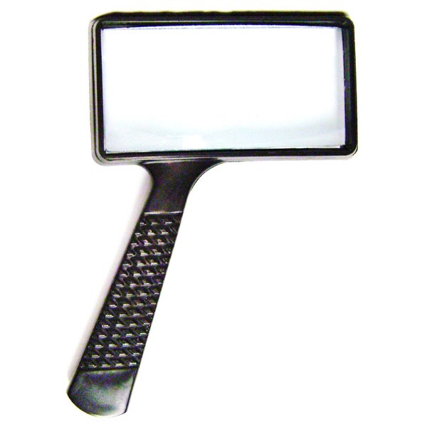 Harbor Freight Rectangle Magnifying Glass, Black (37708)