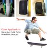 ZUEXT 9" x 33" Black Skateboard Grip Tape Sheets 2 Pack, Bubble Free Waterproof Scooter Griptape,Longboard Griptape, Anti Slip Sandpaper for Rollerboard Stairs Pedal Wheelchair Steps (84x23cm)