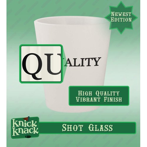Knick Knack Gifts 0% Vegan - 1.5oz Ceramic White Shot Glass