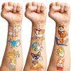 Corgi Temporary Tattoos Birthday Party Supplies Decorations 96PCS Tattoos Stickers Pet Dog Cute Party Favors Kids Boys Girls Gifts Ideas Classroom School Prizes Themed Baby Shower Christmas