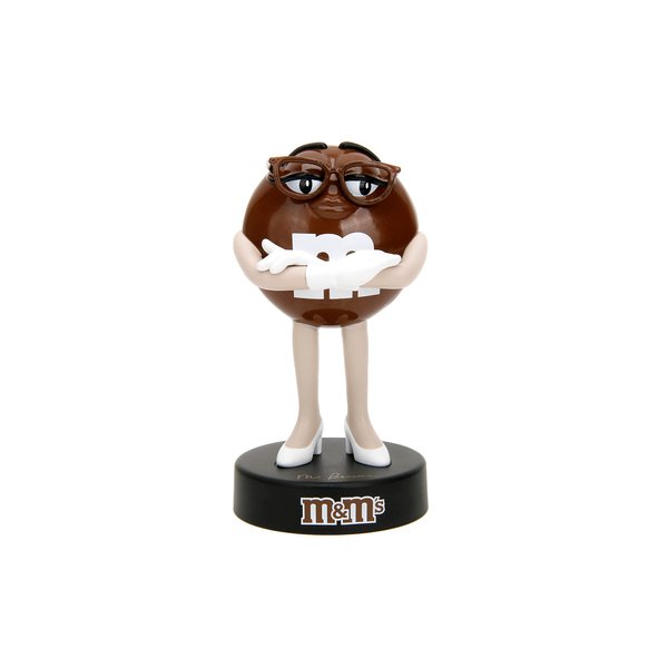 M&M's 4" Brown Die-Cast Collectible Figure, Toys for Kids and Adults