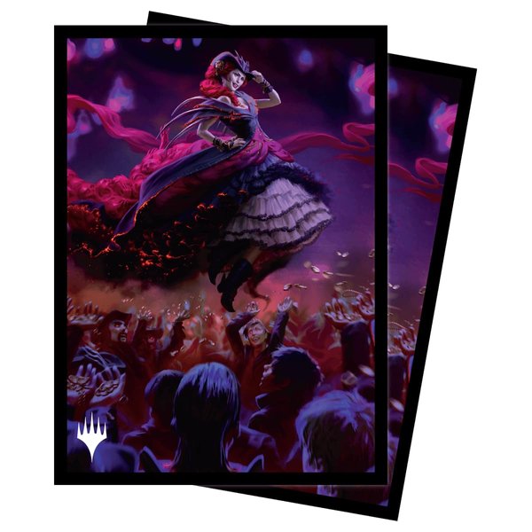Ultra PRO - Magic: The Gathering Outlaws of Thunder Junction 100ct ChromaFuion Standard Size Card Sleeves Ft. Olivia, Protect & Store Your Gaming Cards, MTG Cards, Matte Finish Card Sleeves