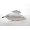 Generic Gold or silver leaf metal hair claw clip jaw clip (Primary color: Silver), 1 Count (Pack of 1)