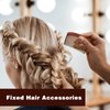 Tyqour 16Pcs French Hair Side Combs Set 9/11/17/23 Teeth Plastic Side Hair Combs Vintage Hair Comb Clips Accessories for Girls Women Bridal Wedding Veil Fine Long Curly Hair