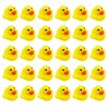 Rubber Ducks 100pcs, Mini Squeak Ducks Float for Baby Shower, Bath Time Fun, Car Ducking, Kids Birthday Party Favors, Game Gifts(1.57 x 1.57 x 1.2Inch, Yellow)