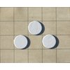 Hedral Value Pack of 24 - Dry Erase - Reusable - Blank 1" Circle Board Game Chits Tiles Counters Markers DIY D&D