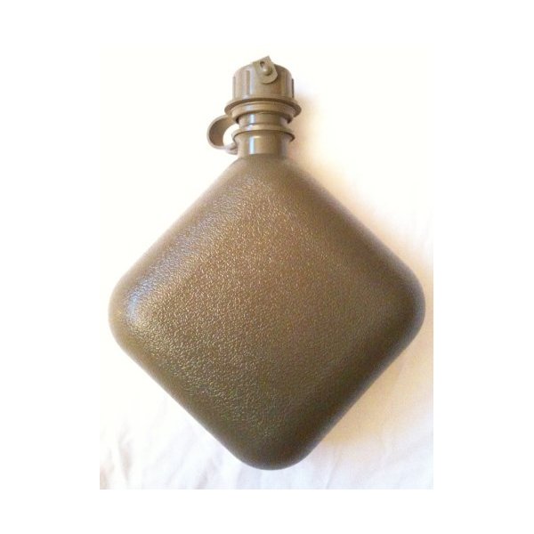 Official US Military Collapsible 2 Quart Water Canteen with M1 Cap