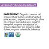 Puremedy All Natural Deodorant for Women, Men, Teens, Aluminum, Baking Soda and Chemical Free, Long-Lasting Stay Fresh Formula, Lavender Hibiscus 2.25 oz. (Pack of 1)