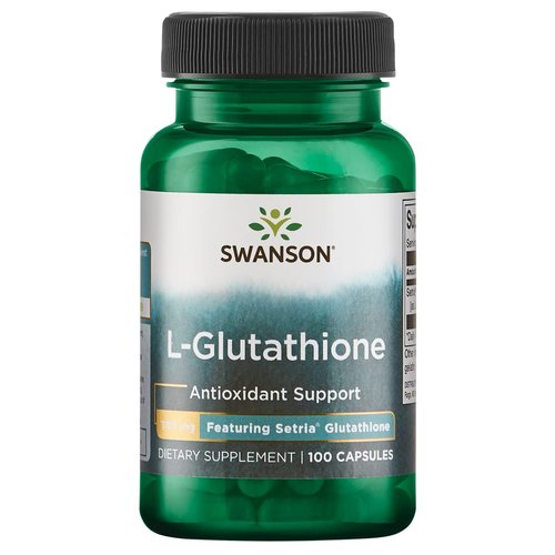 Swanson Premium Brand Amino Acid L-Glutathione 100 Milligrams 100 Capsules