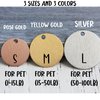 MYXGY Stainless Steel Pet ID Tag, Personalized Dog Name Tags, Customized Cat Tags, Deep Laser Engraving, Optional Engraved on Both Sides, Various Design Options
