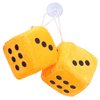 Fuzzy Dice for Car Mirror Dolls Stuffed Toys 12Pcs Fashionable Soft Hanging Dice Decorative Fuzzy Plush Dice Cute Bag Pendant Fuzzy Dice Game Accessories