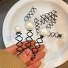 4 Pcs Pearl Spiral Hair Pin, Lovely Spiral Spin Screw Hair Pins,Artificial Pearl Spiral Spin Screw Hair Pins Spiral Spin Hair Clip Bun Stick for Women Style DIY Bobby Pins Twist Insert Hairpins