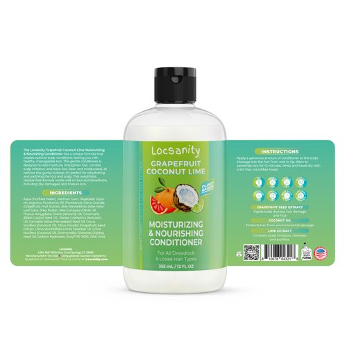 Locsanity Grapefruit Coconut & Lime Moisturizing and Nourishing Conditioner