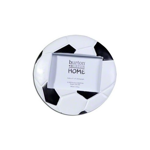 Soccer Ball (Football) Shaped Picture Frame - Perfect for Sports Team Photo!