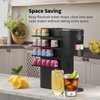 AiSmile Flavor Storage Holder Compatible With Ninja Thirsti, Side-mounted 4-tier flavore water drops organiser, space-saving design, easy to access,Holds 20 Flavore Water Drops