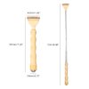 HEYSONG Bamboo Back Scratcher for Easy to Reach Itch Point Self-Therapeutic Telescoping Office Daily Body Scratcher IF0007