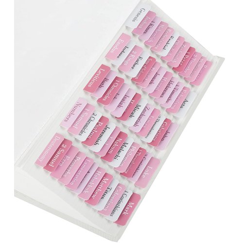 Bible Tabs for Women and Girls,Bible Study Journaling Supplies,Old and New Testament Bible Book Index Tabs for Christian Gift
